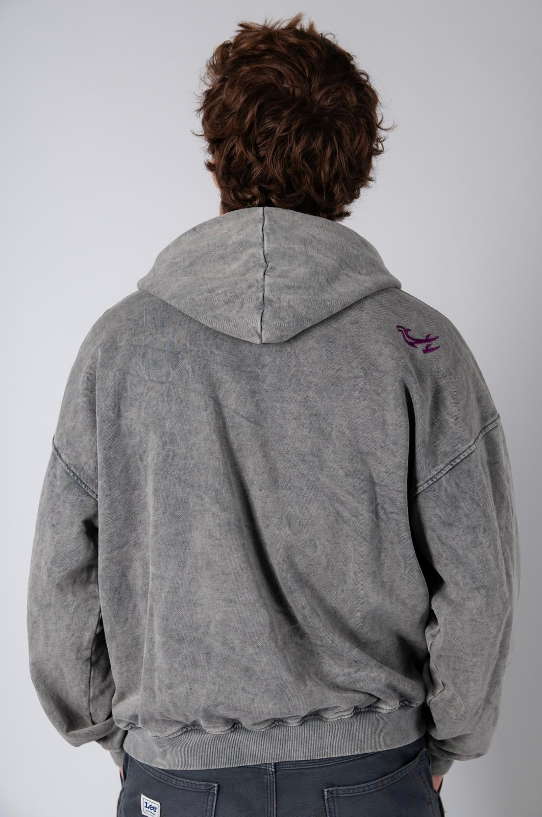 Sudadera gris basic