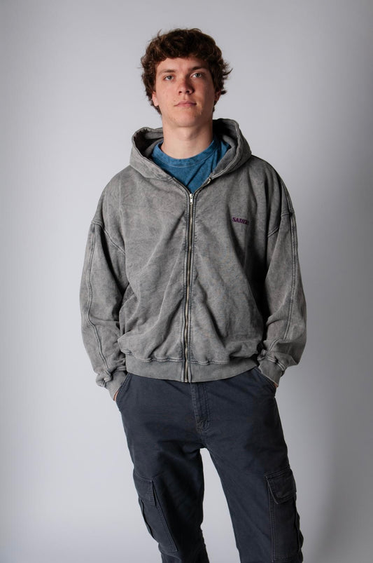 Sudadera gris basic