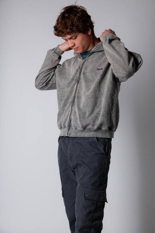 Sudadera gris basic