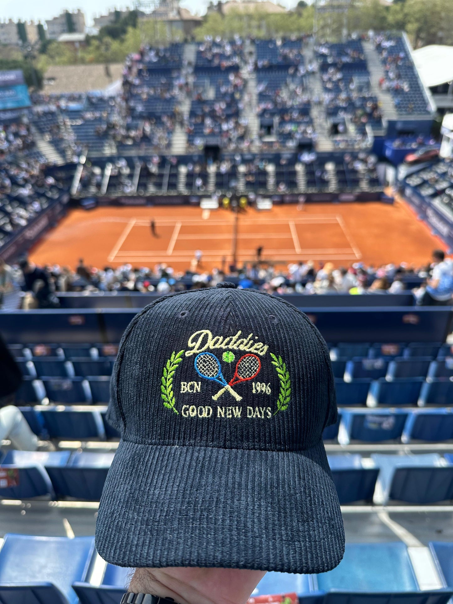 Gorra Daddies hats pana azul