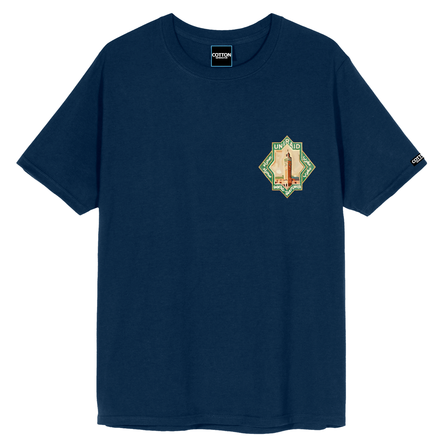 Camiseta Santunyer azul