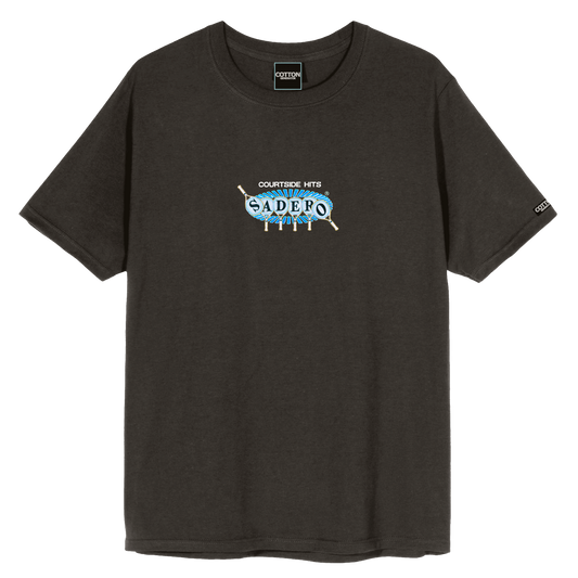 Camiseta courtside hits gris