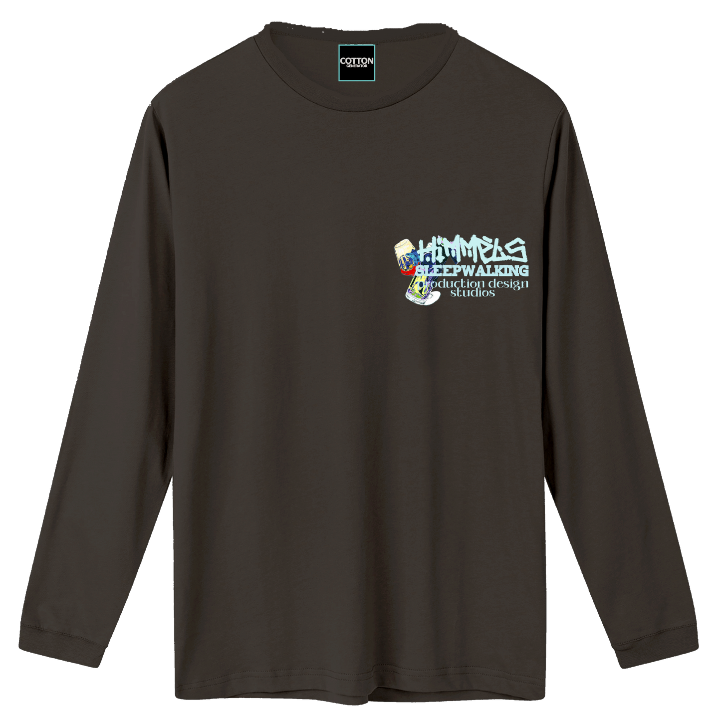 Camiseta Himmels sleepwalking manga larga gris