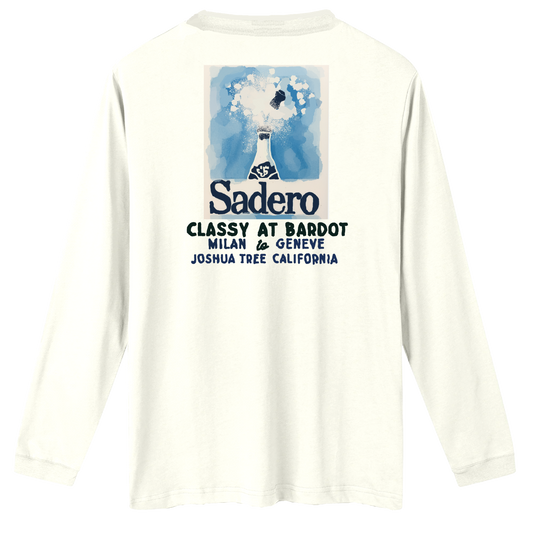 Camiseta bardot manga larga blanca