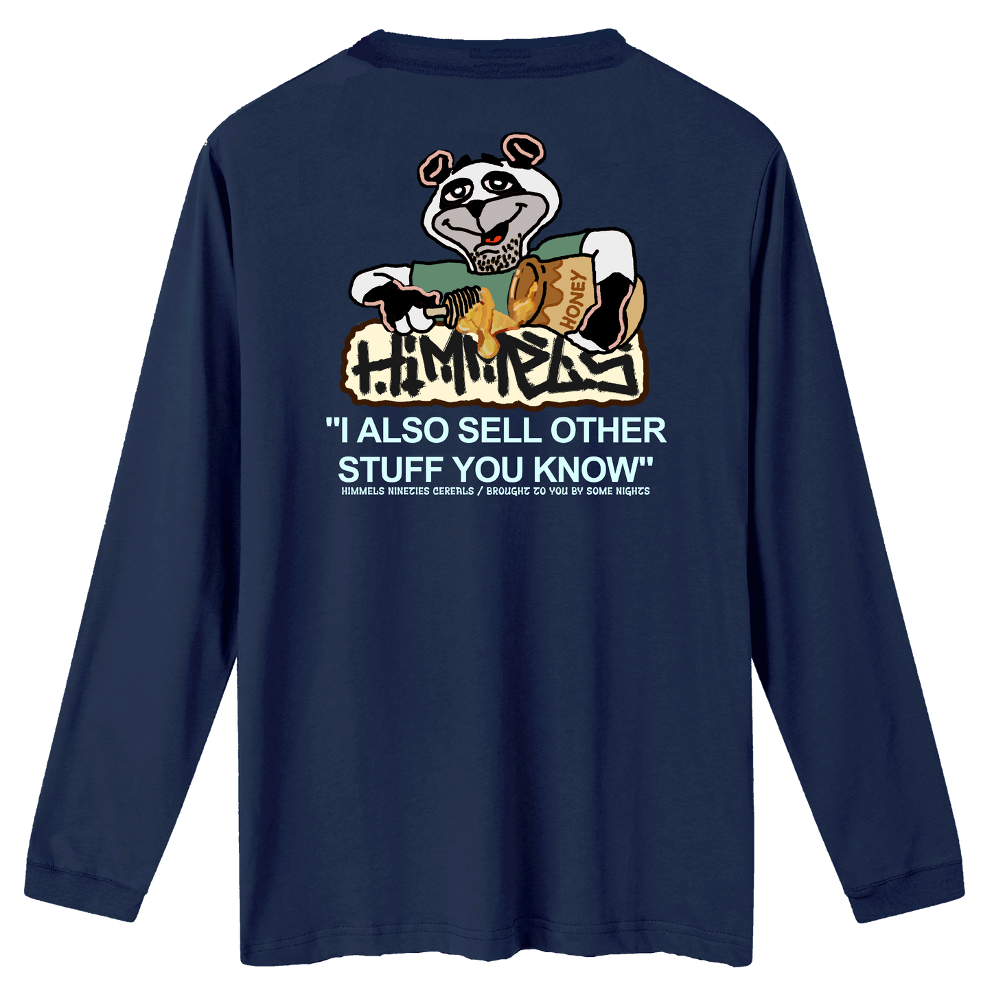 Camiseta Himmels ninetees manga larga azul