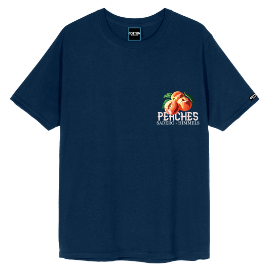 Camiseta peaches azul