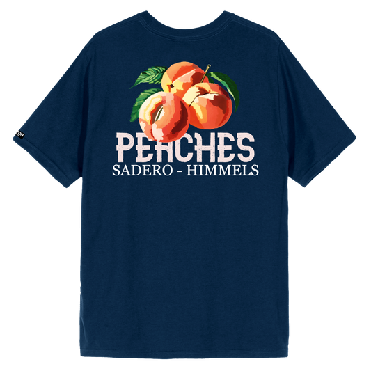 Camiseta peaches azul