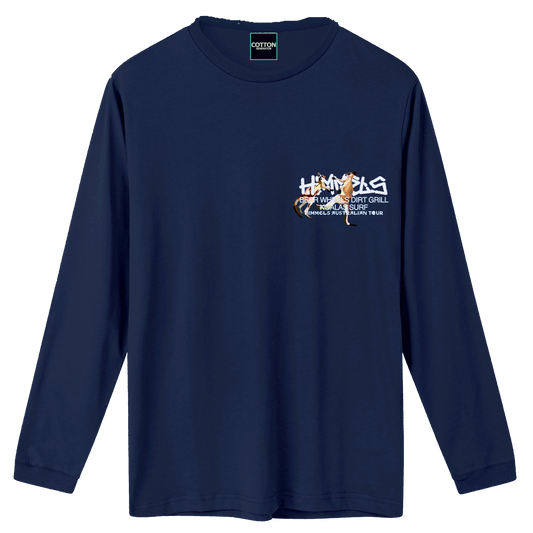 Camiseta Himmels australian manga larga azul