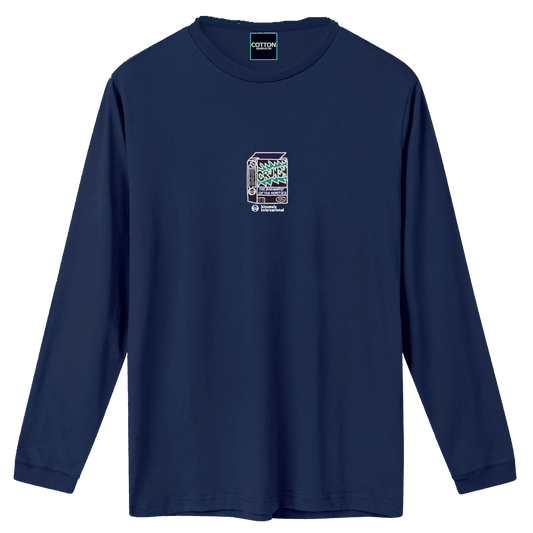 Camiseta Himmels ninetees manga larga azul