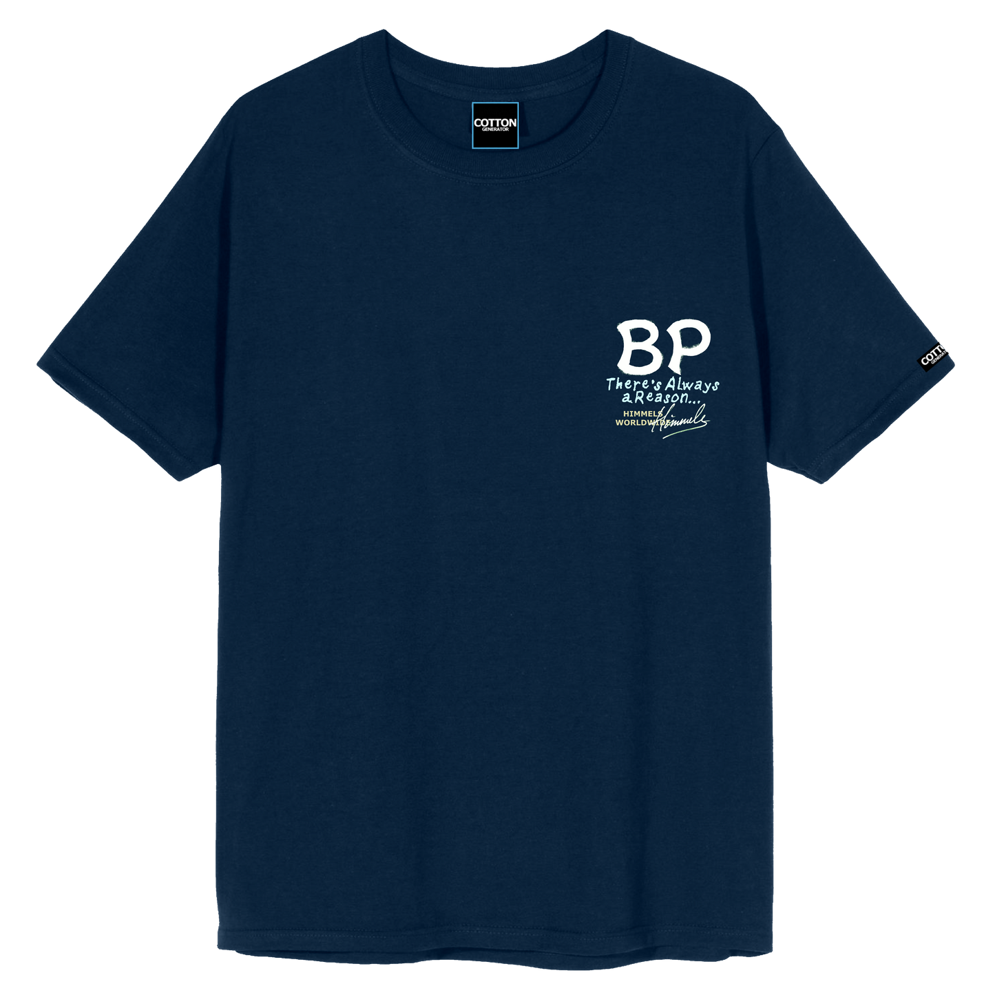 Camiseta Himmels beer pressure azul