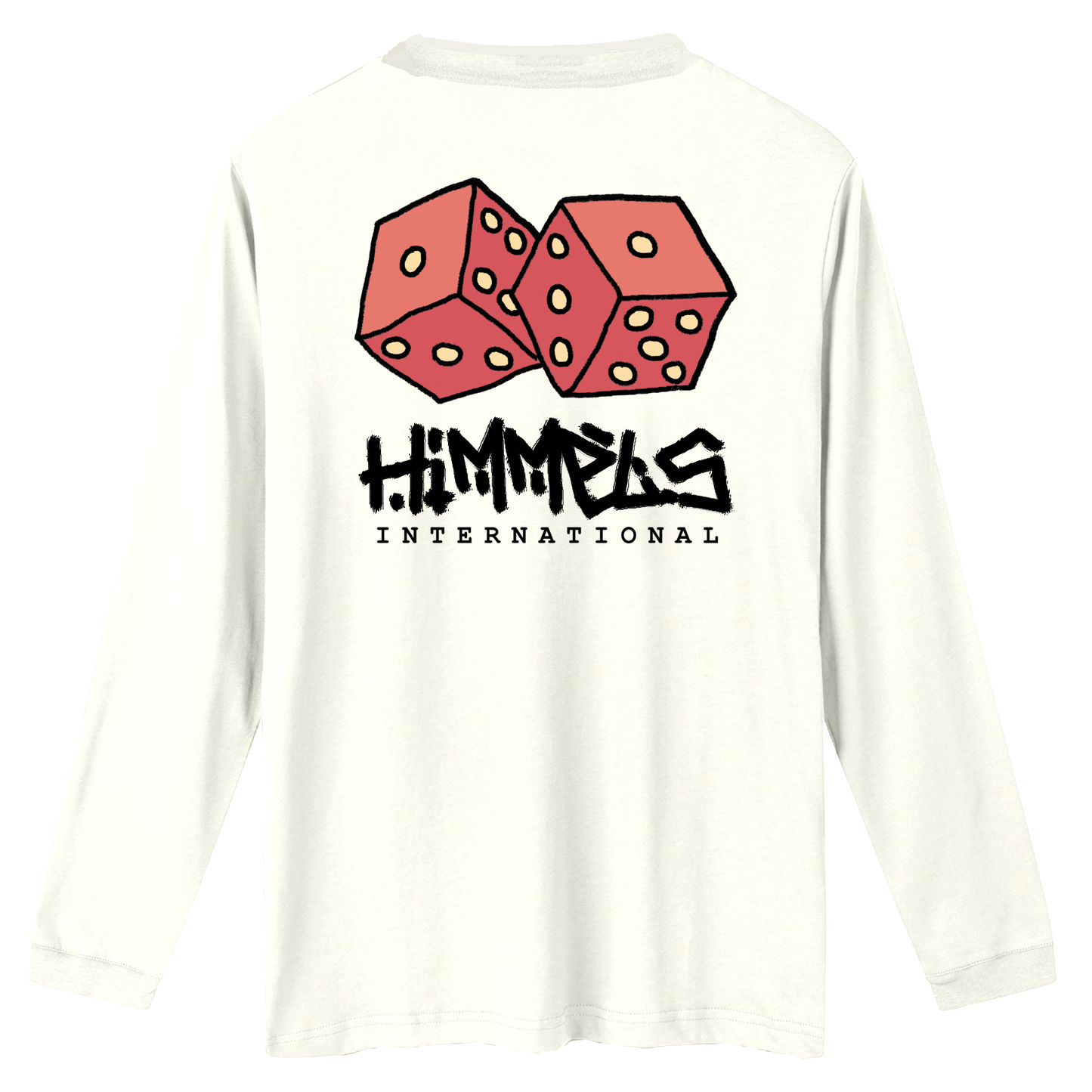 Camiseta Himmels hustle manga larga blanca