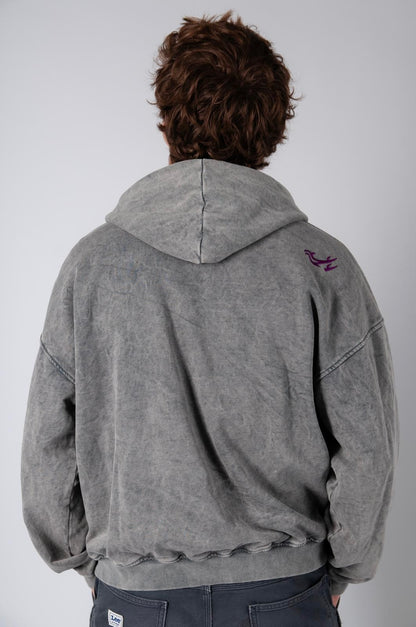 Sudadera gris basic