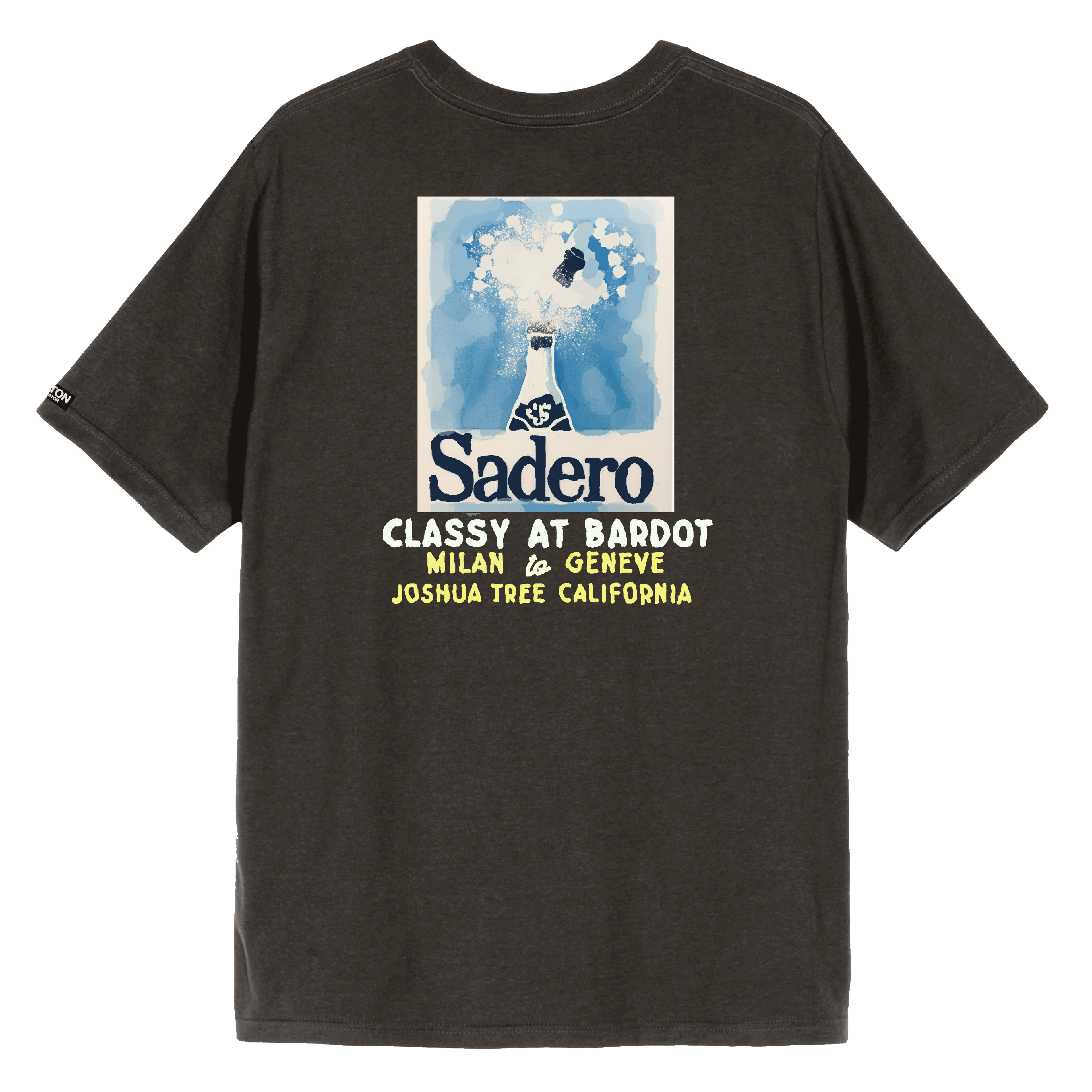 Camiseta bardot gris