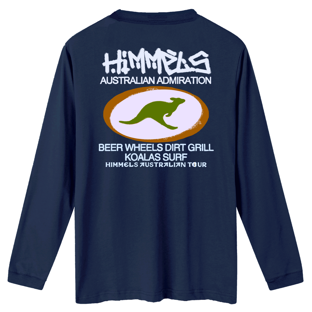 Camiseta Himmels australian manga larga azul