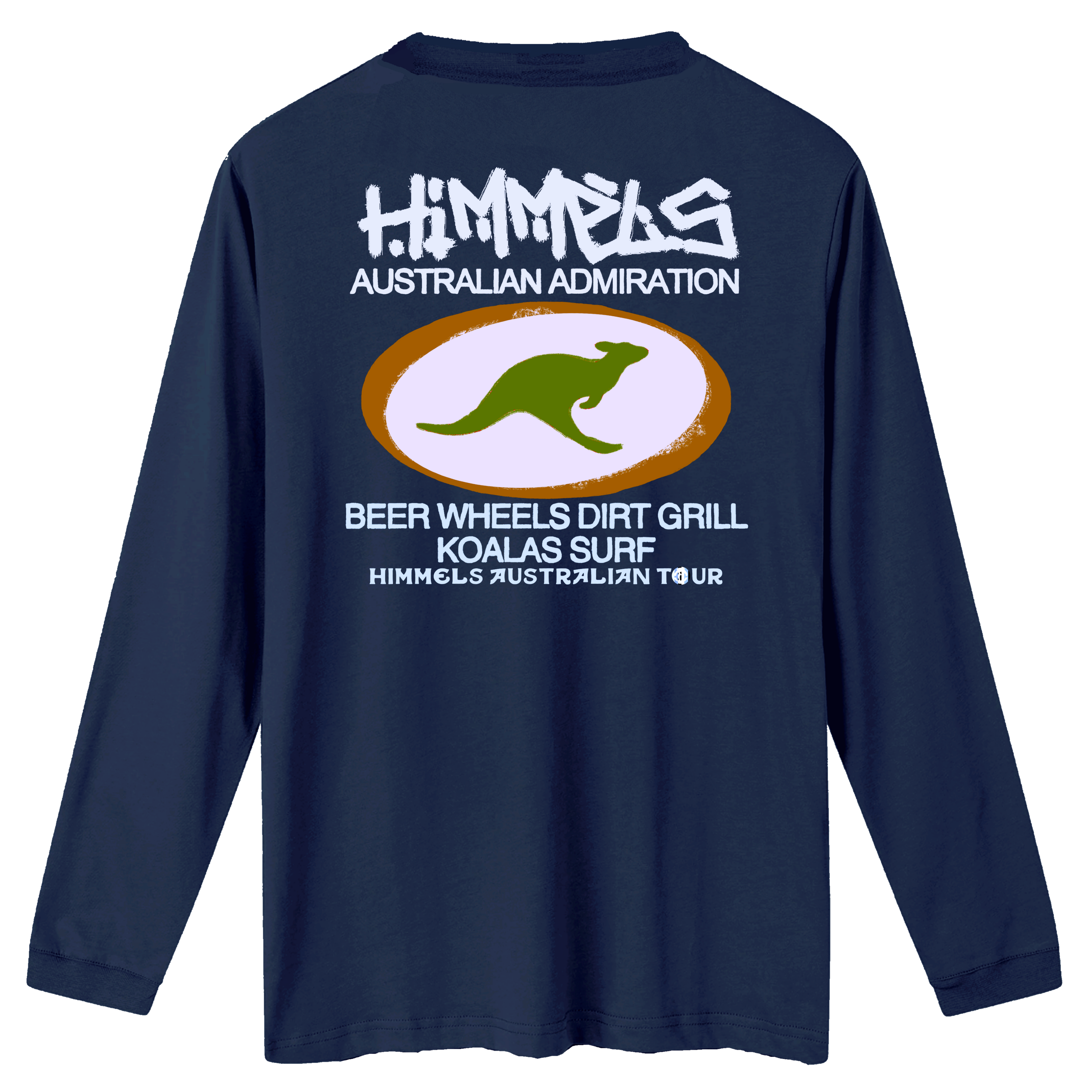 Camiseta Himmels australian manga larga azul