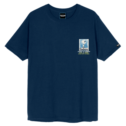 Camiseta bardot azul