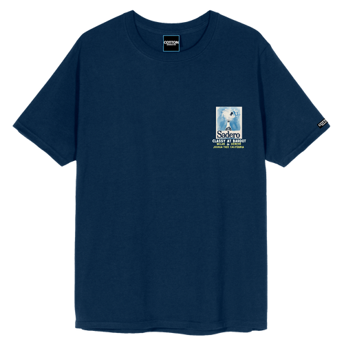 Camiseta bardot azul