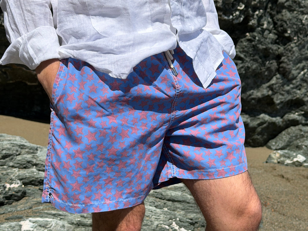 Traje de baño estrellas azul BC