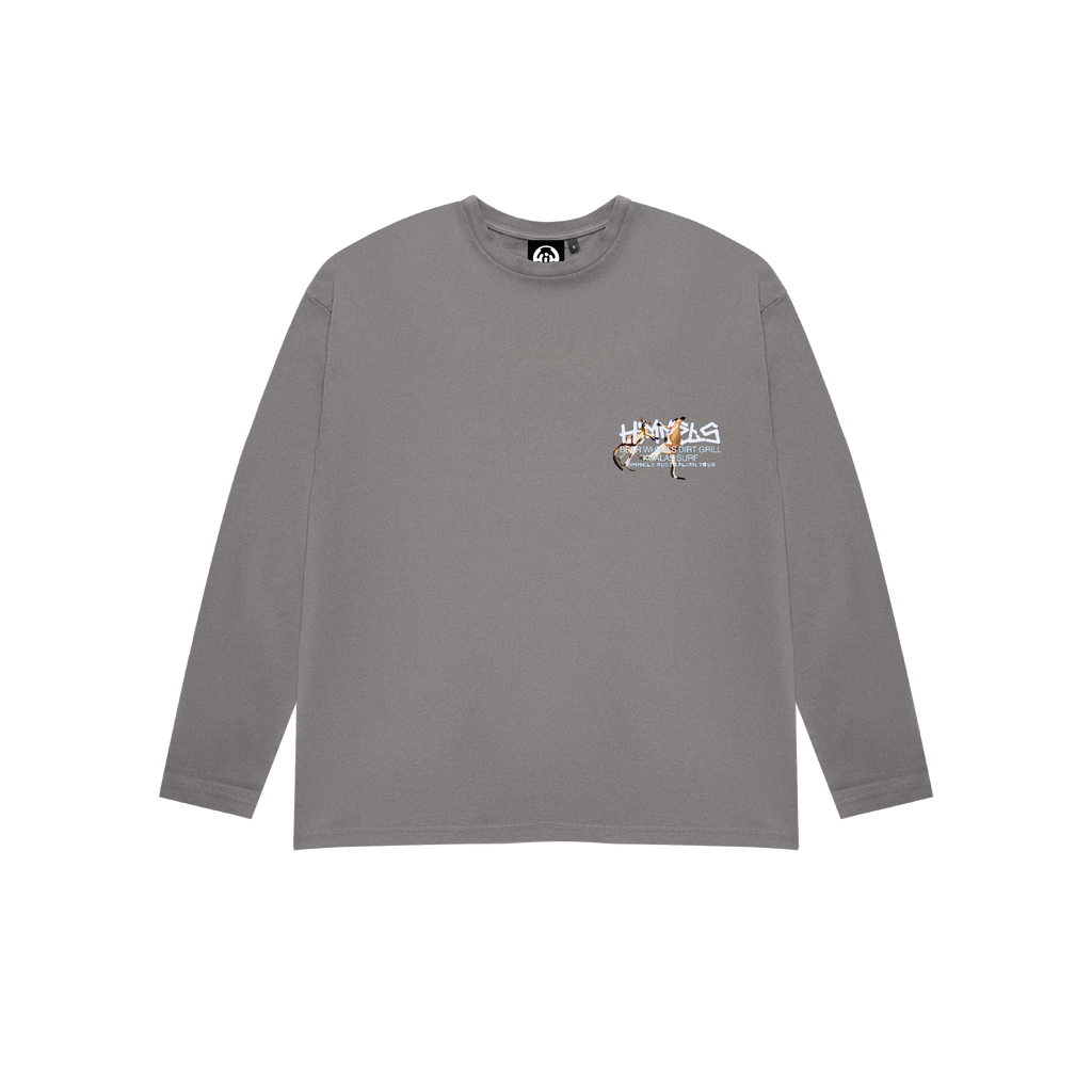 CAMISETA AUSTRALIAN MANGA LARGA CHARCOAL