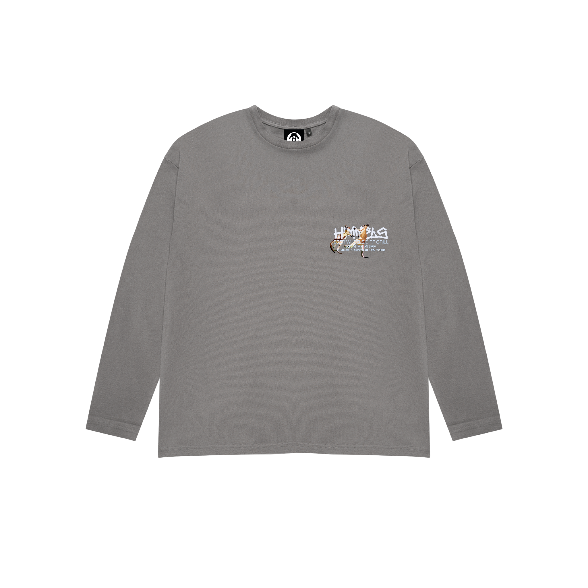 CAMISETA AUSTRALIAN MANGA LARGA CHARCOAL