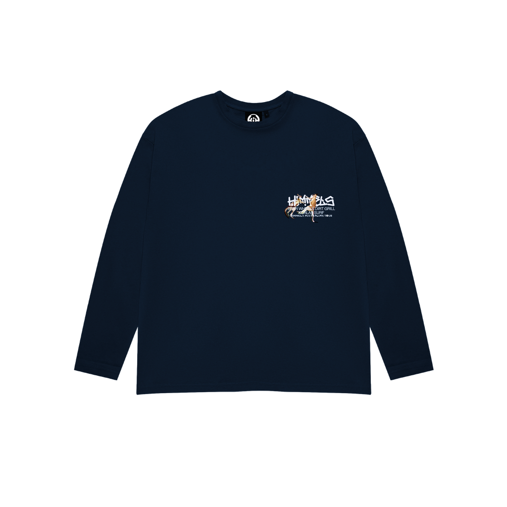 CAMISETA AUSTRALIAN MANGA LARGA AZUL MARINO