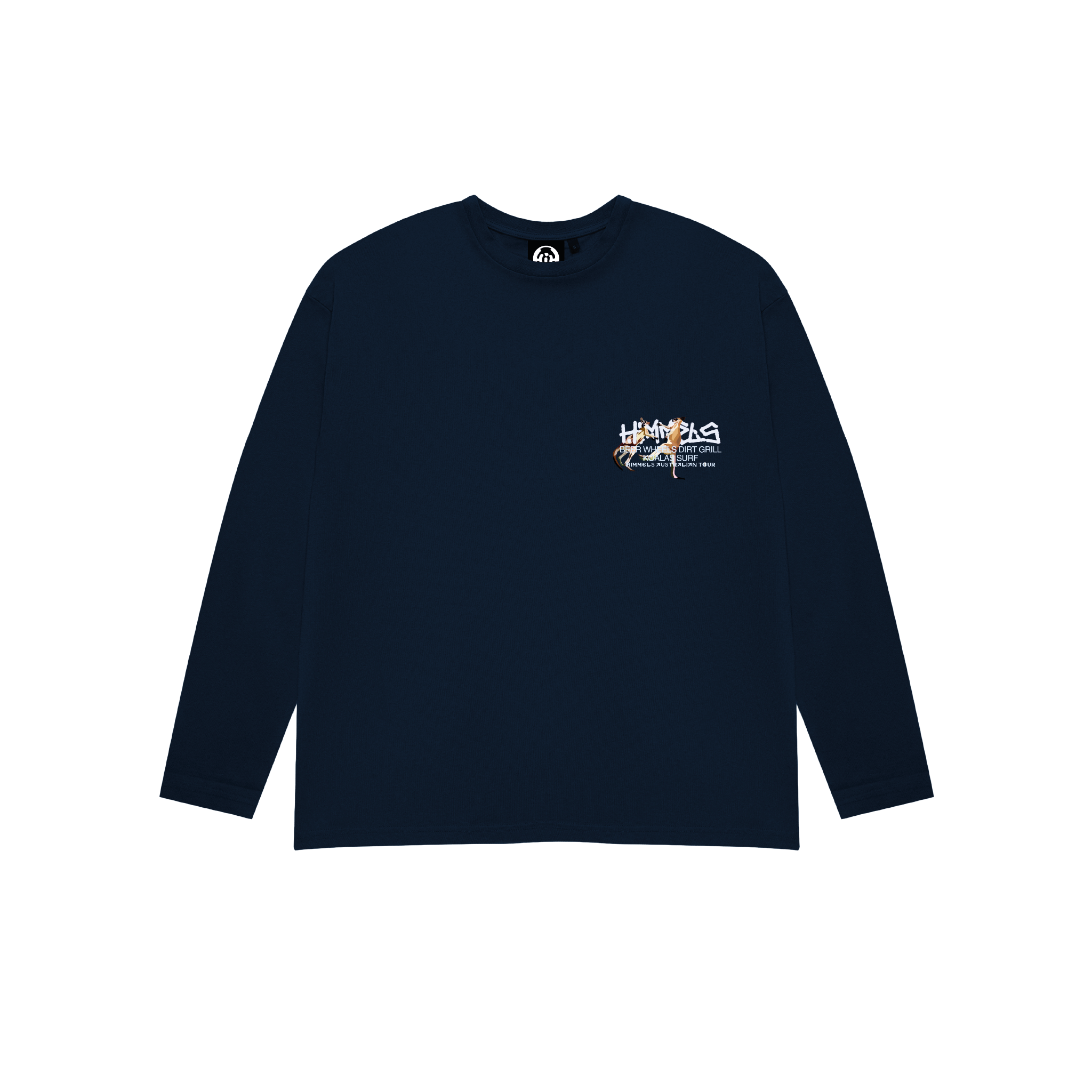CAMISETA AUSTRALIAN MANGA LARGA AZUL MARINO