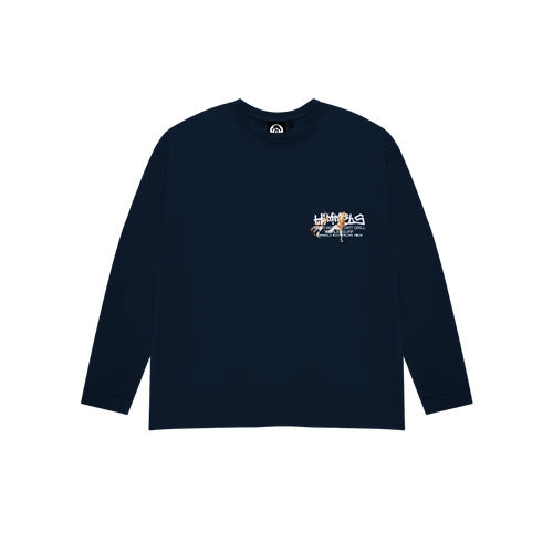 CAMISETA AUSTRALIAN MANGA LARGA AZUL MARINO