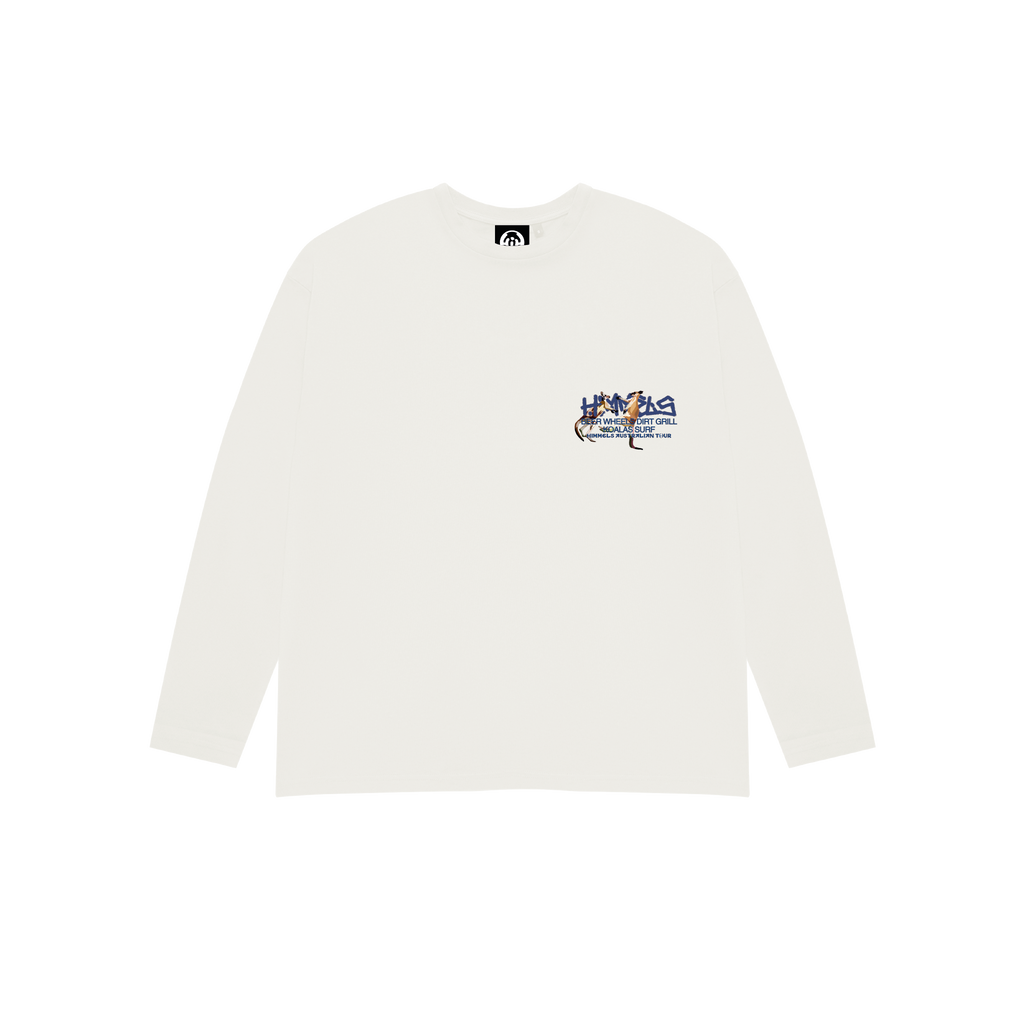 CAMISETA AUSTRALIAN MANGA LARGA BLANCA