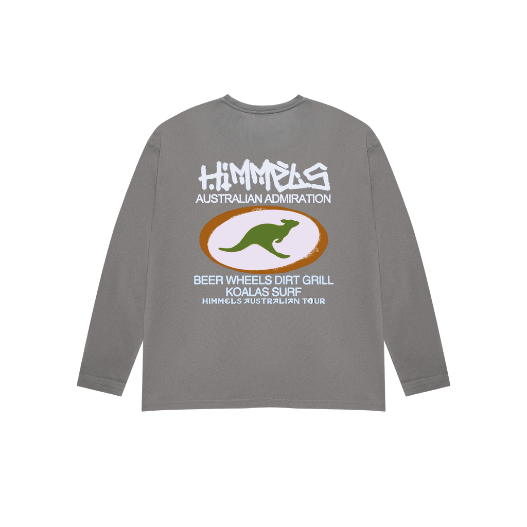 CAMISETA AUSTRALIAN MANGA LARGA CHARCOAL