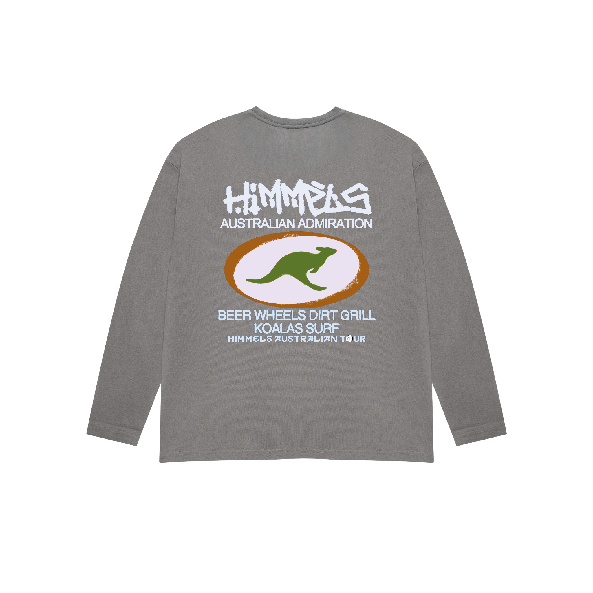 CAMISETA AUSTRALIAN MANGA LARGA CHARCOAL