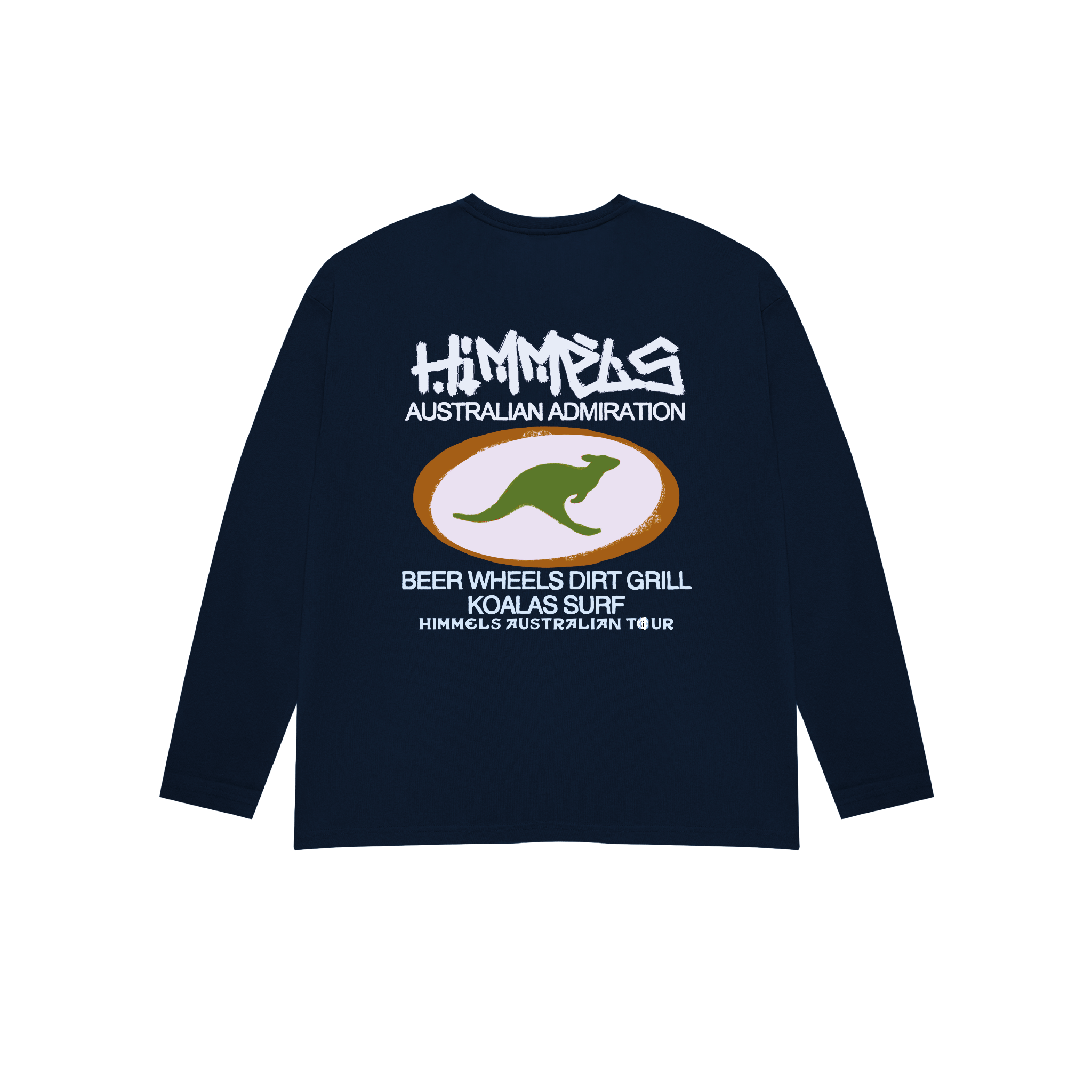CAMISETA AUSTRALIAN MANGA LARGA AZUL MARINO