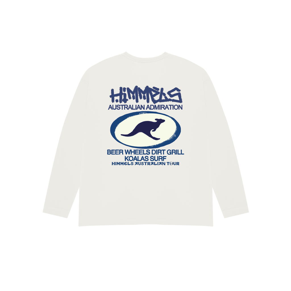 CAMISETA AUSTRALIAN MANGA LARGA BLANCA