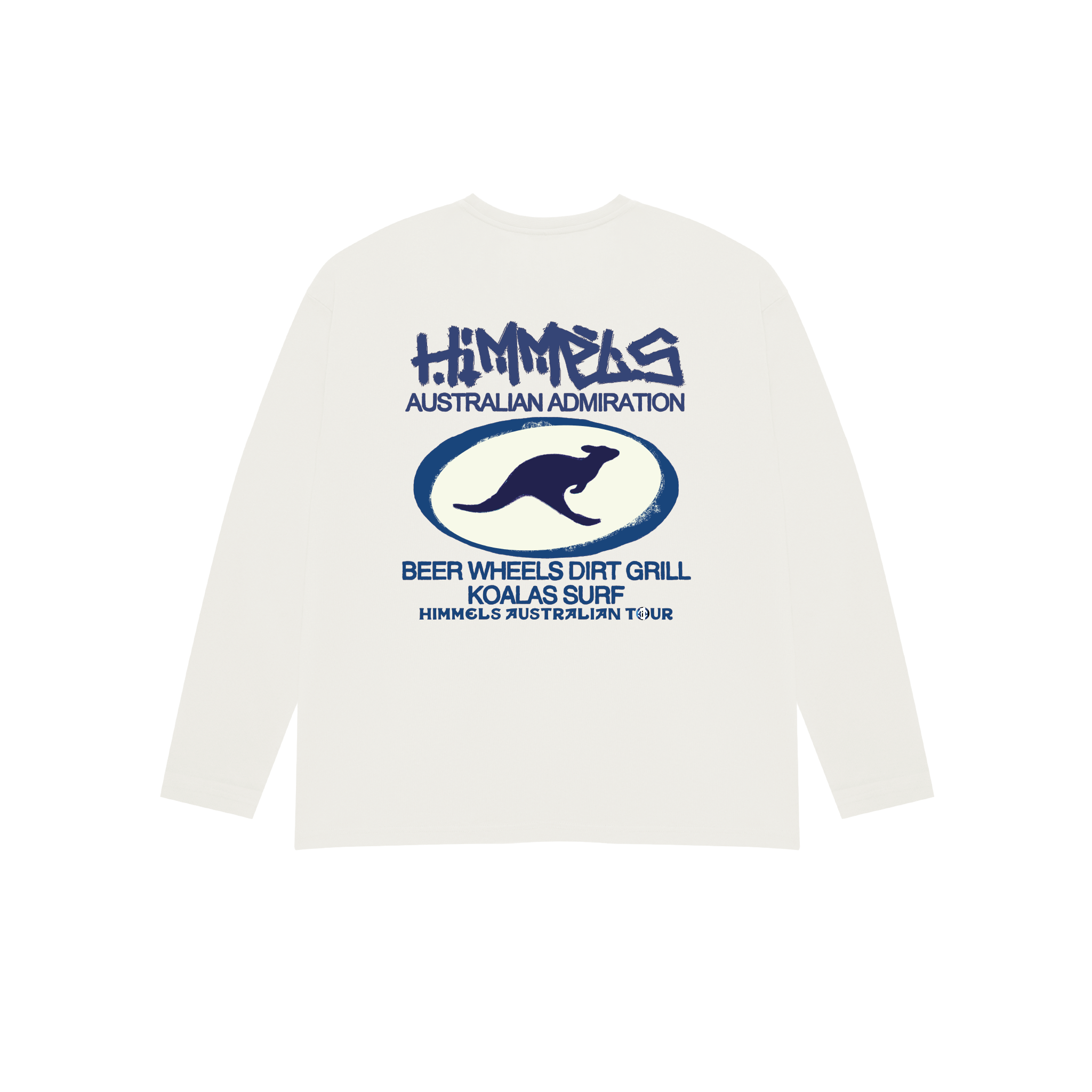 CAMISETA AUSTRALIAN MANGA LARGA BLANCA