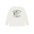 CAMISETA BEER PRESSURE MANGA LARGA BLANCA