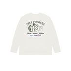 CAMISETA BEER PRESSURE MANGA LARGA BLANCA
