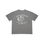 CAMISETA BEER PRESSURE CHARCOAL