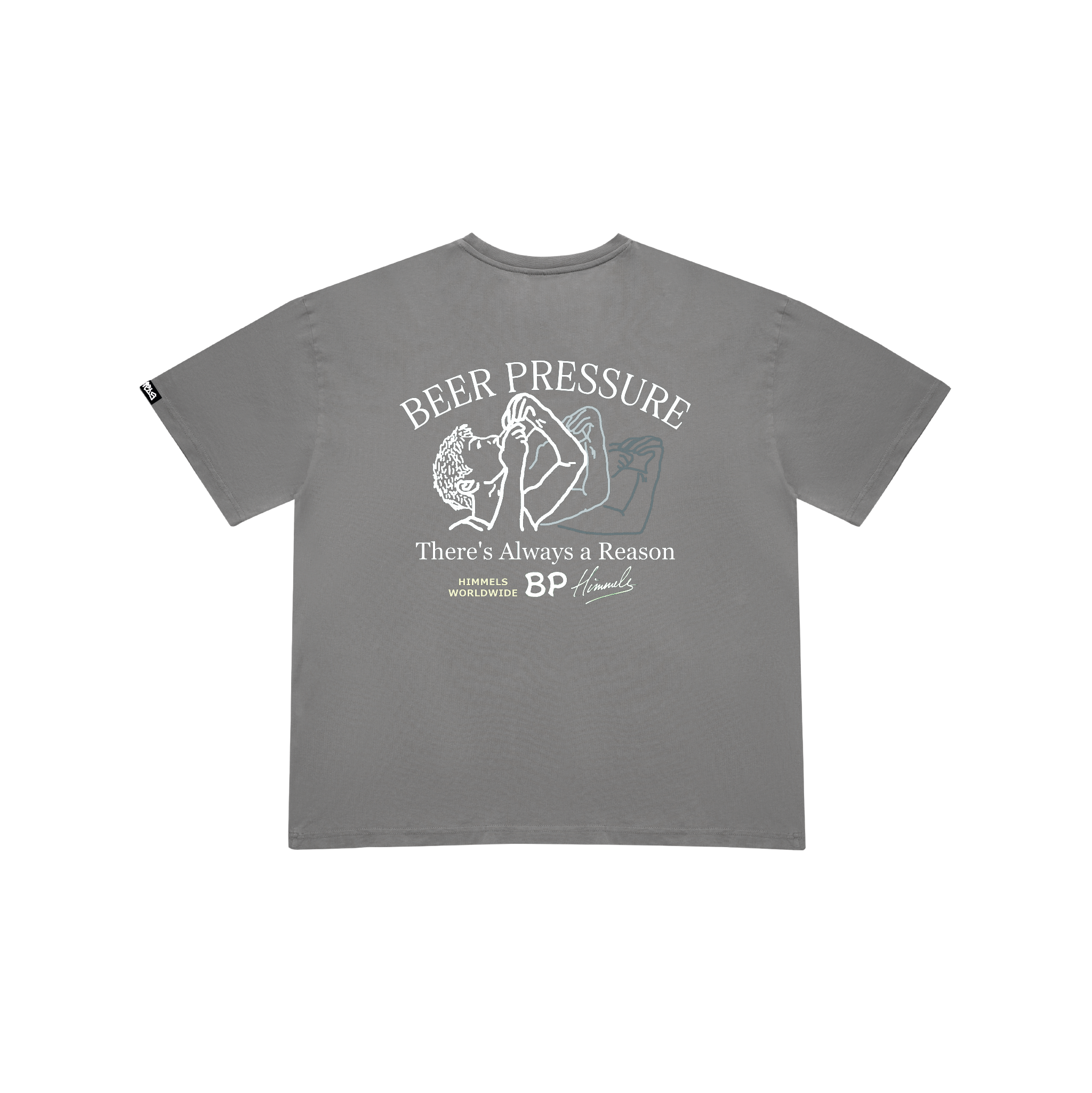 CAMISETA BEER PRESSURE CHARCOAL