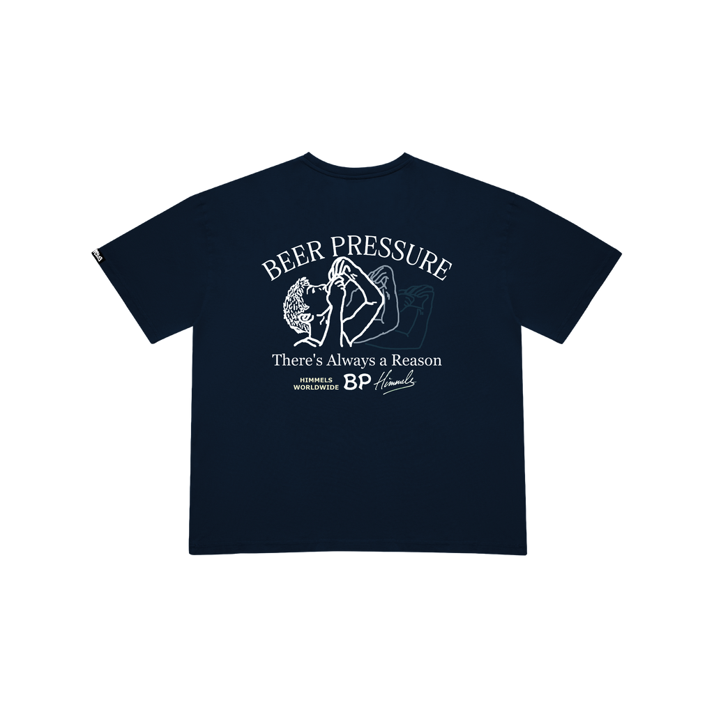CAMISETA BEER PRESSURE AZUL MARINO