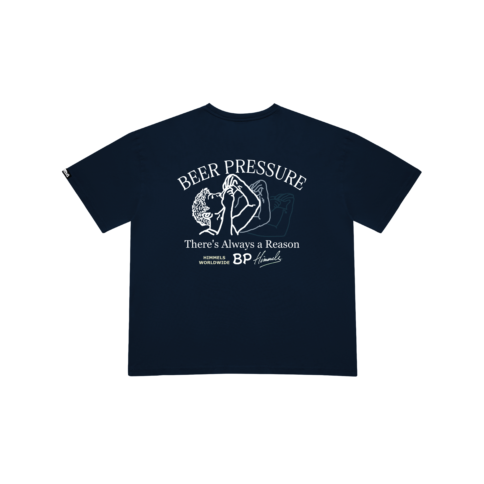 CAMISETA BEER PRESSURE AZUL MARINO