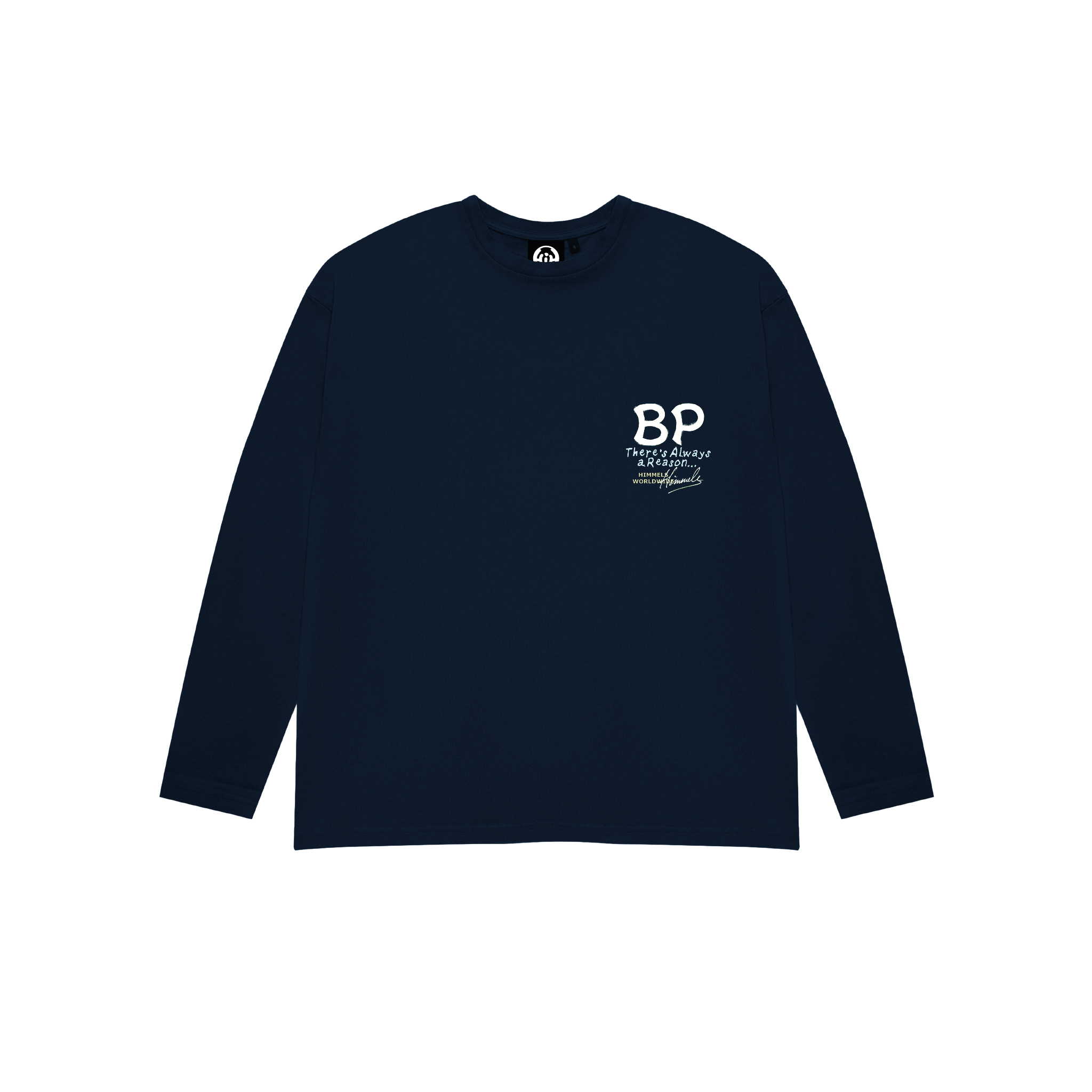 CAMISETA BEER PRESSURE MANGA LARGA AZUL MARINO