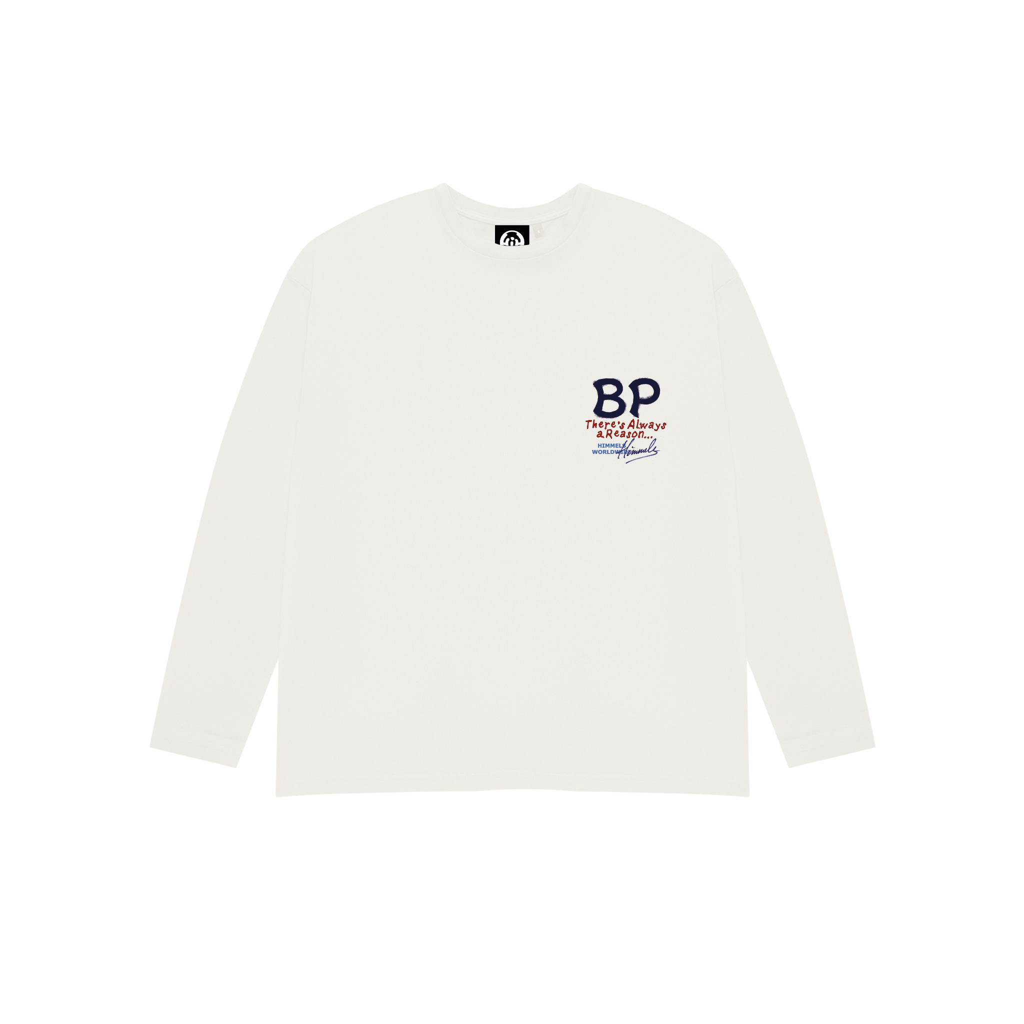 CAMISETA BEER PRESSURE MANGA LARGA BLANCA