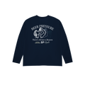 CAMISETA BEER PRESSURE MANGA LARGA AZUL MARINO