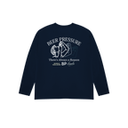 CAMISETA BEER PRESSURE MANGA LARGA AZUL MARINO