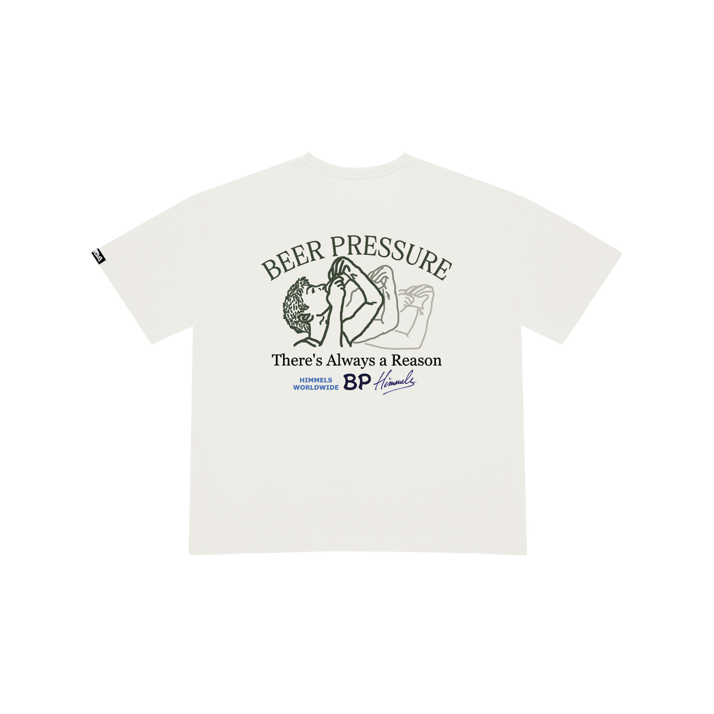 CAMISETA BEER PRESSURE BLANCA