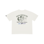 CAMISETA BEER PRESSURE BLANCA