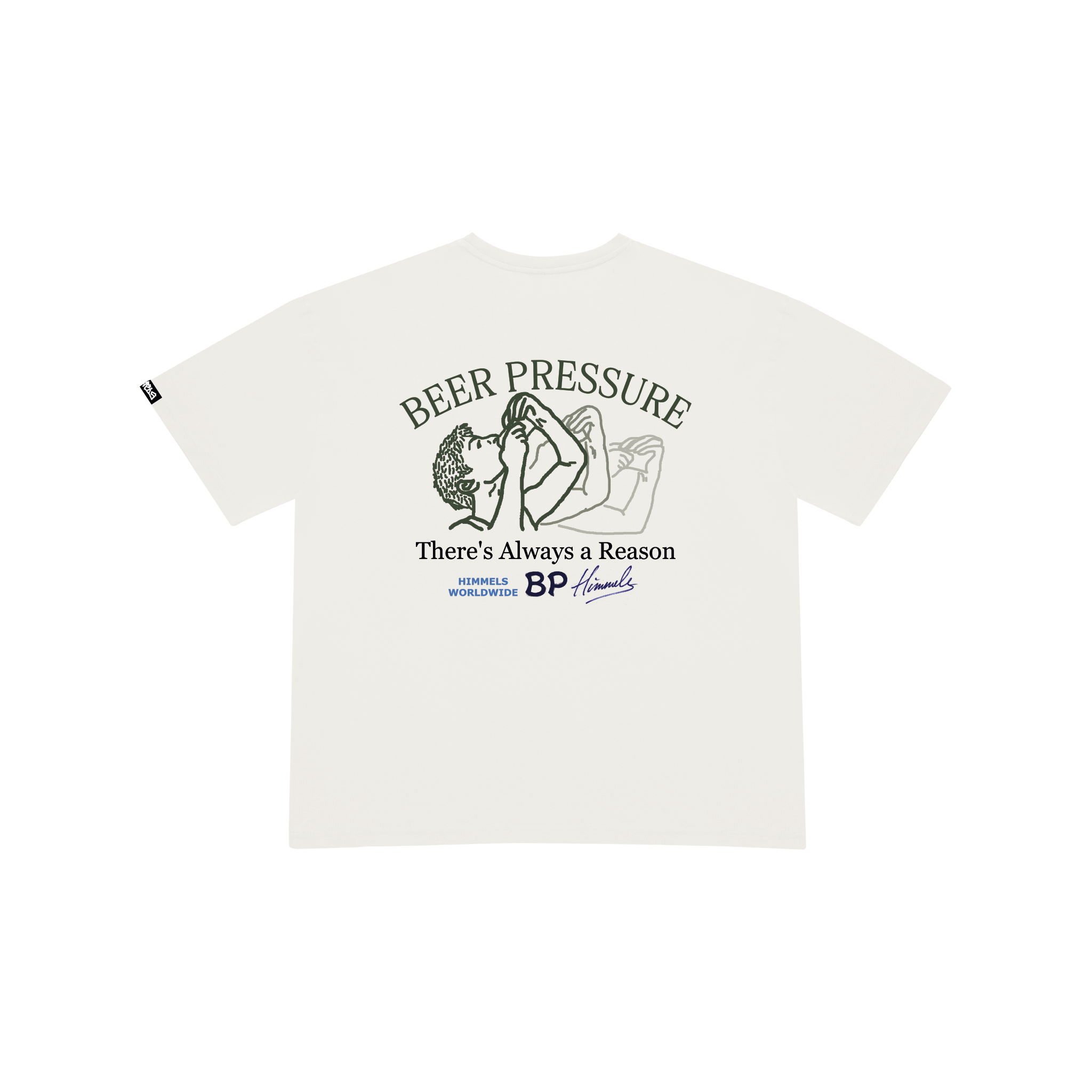 CAMISETA BEER PRESSURE BLANCA