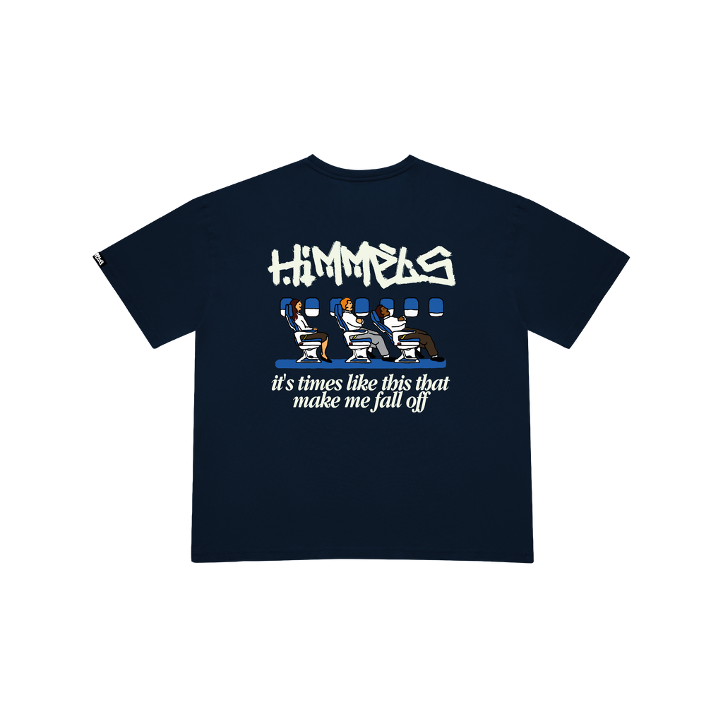 CAMISETA BLACKOUT PLANE AZUL MARINO
