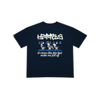 CAMISETA BLACKOUT PLANE AZUL MARINO