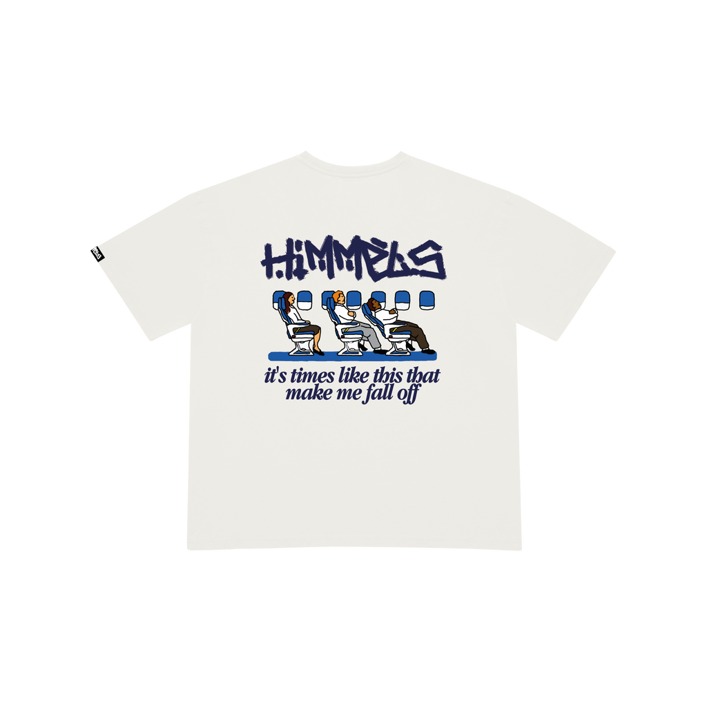 CAMISETA BLACKOUT PLANE BLANCA