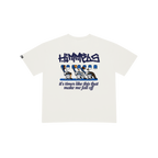 CAMISETA BLACKOUT PLANE BLANCA